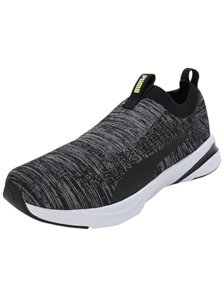     			Puma Softride Rift Runlyn Knit Black Men's Sneakers