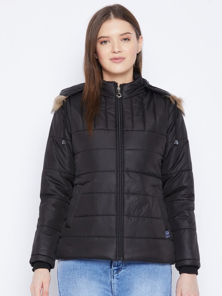     			VERO MODERNO - Polyester Black Quilted/Padded Jackets