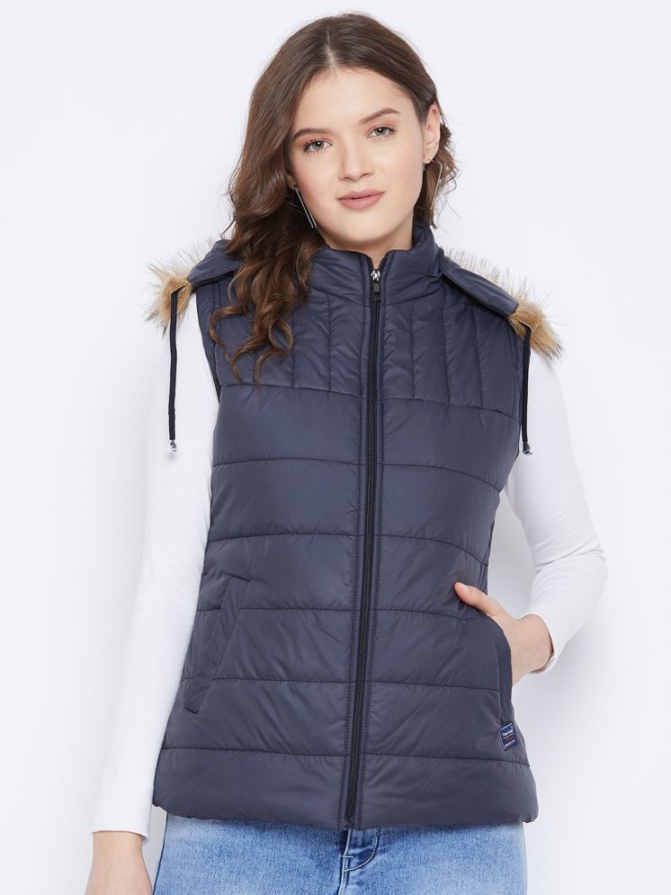     			VERO MODERNO - Polyester Navy Puffer