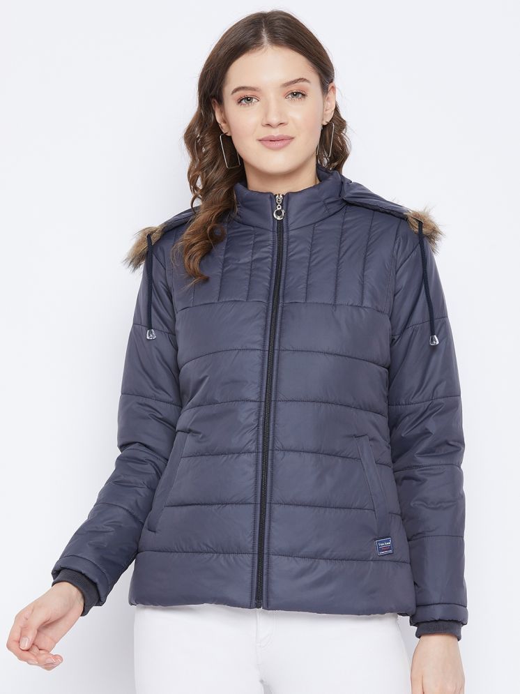     			VERO MODERNO - Polyester Navy Quilted/Padded Jackets