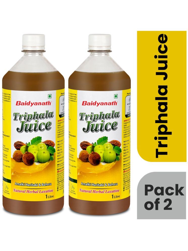     			Baidyanath Triphala Juice 1L |Helps in Reduce Body Fat also beneficial in constipation |Helps to Control Cholesterol Level (PACK of 2)