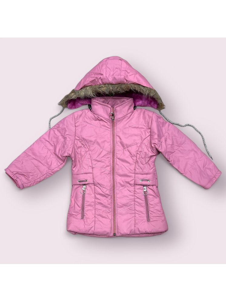     			Hushbucks Polyester Quilted & Bomber For Girls ( Baby Pink , Pack of 1 )