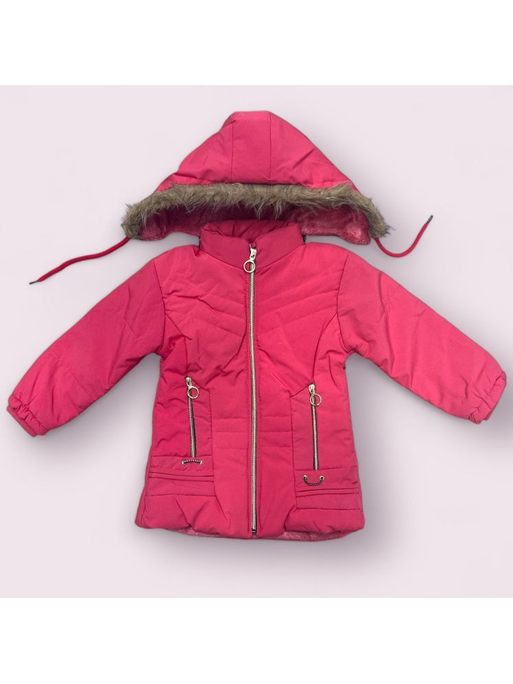     			Hushbucks Polyester Quilted & Bomber For Girls ( Pink , Pack of 1 )