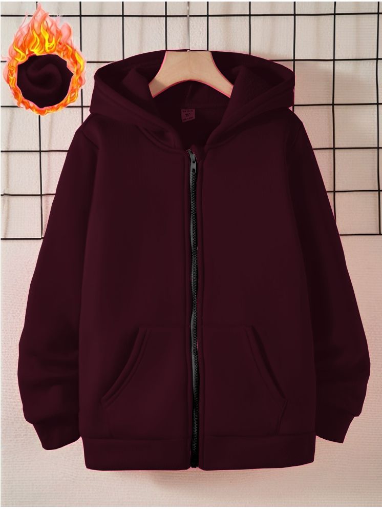     			Lecowar Fleece Women's Hooded Sweatshirt ( Maroon )