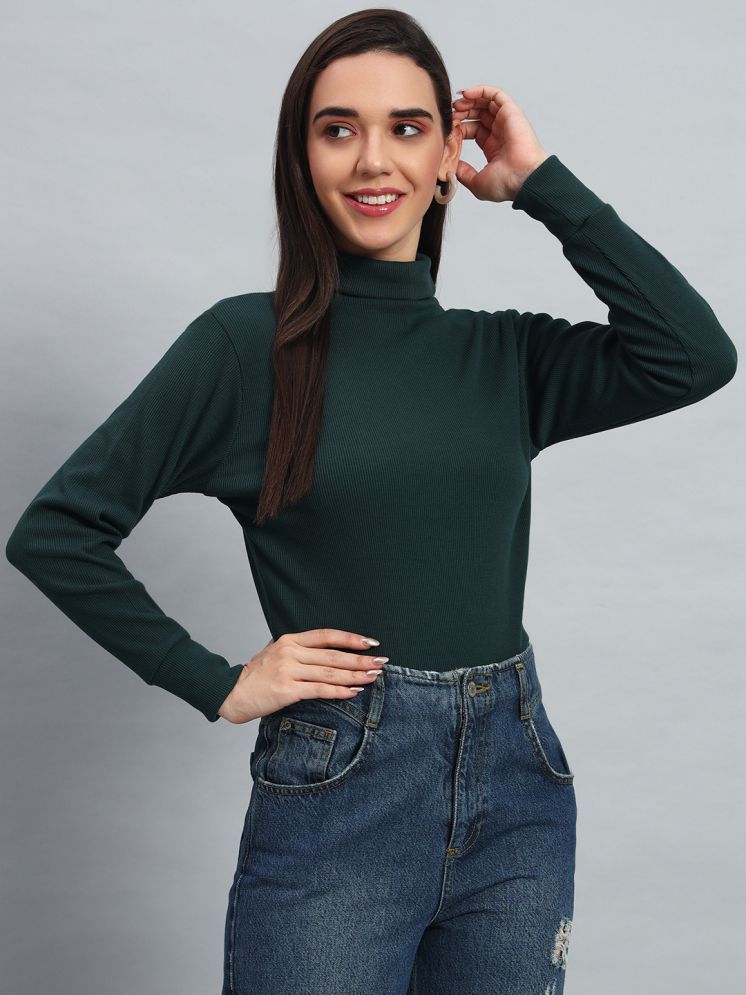     			Resilience Acrylic High Neck Women's Pullovers - Green ( Single )