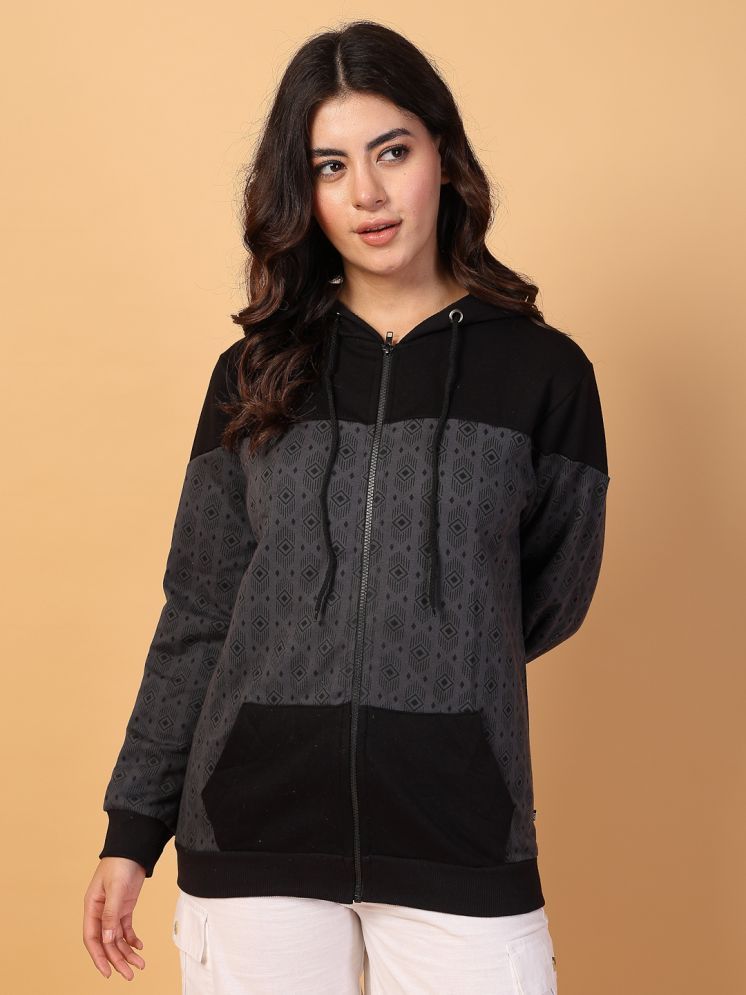     			Rigo Fleece Women's Hooded Sweatshirt ( Grey )