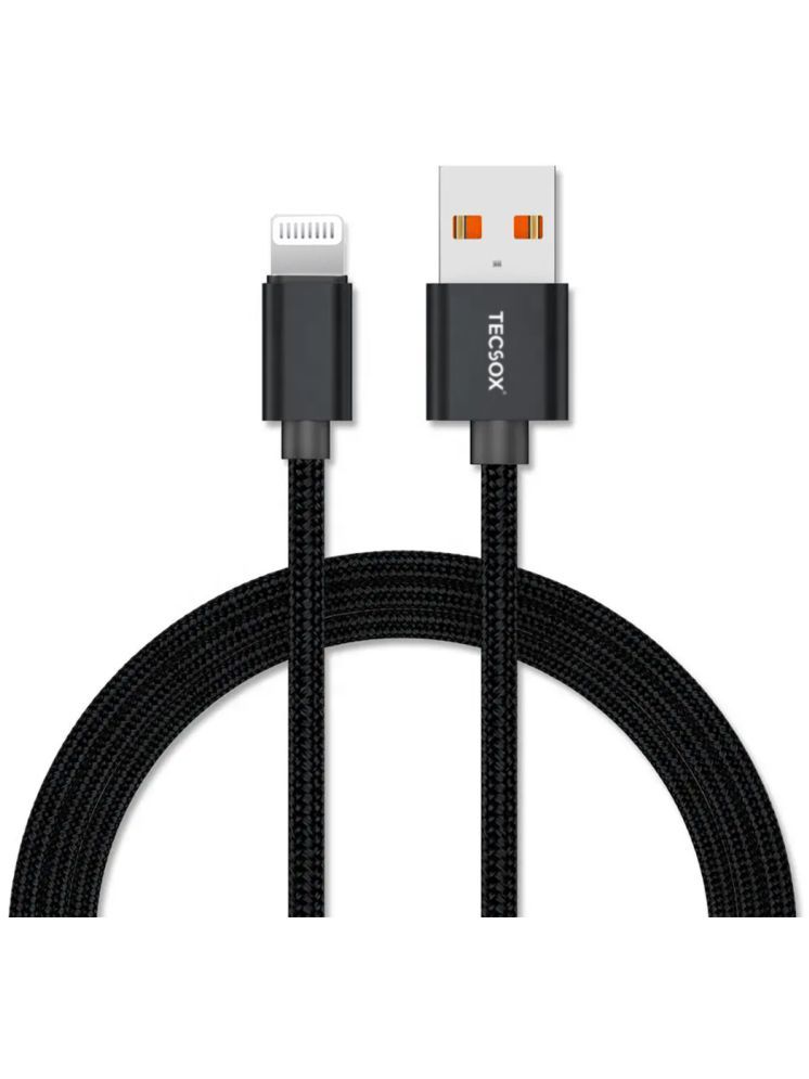     			Tecsox Black 5 A Lightning Cable 1 Meter