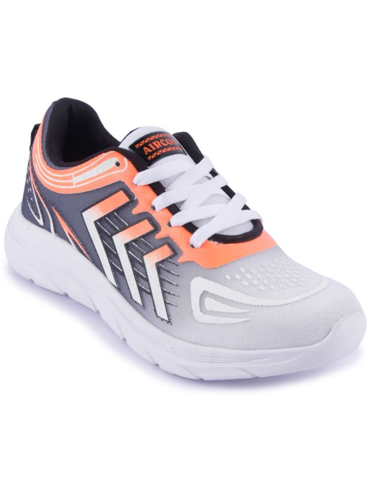     			AIRCON Gray,Orange Men's Sports Running Shoes