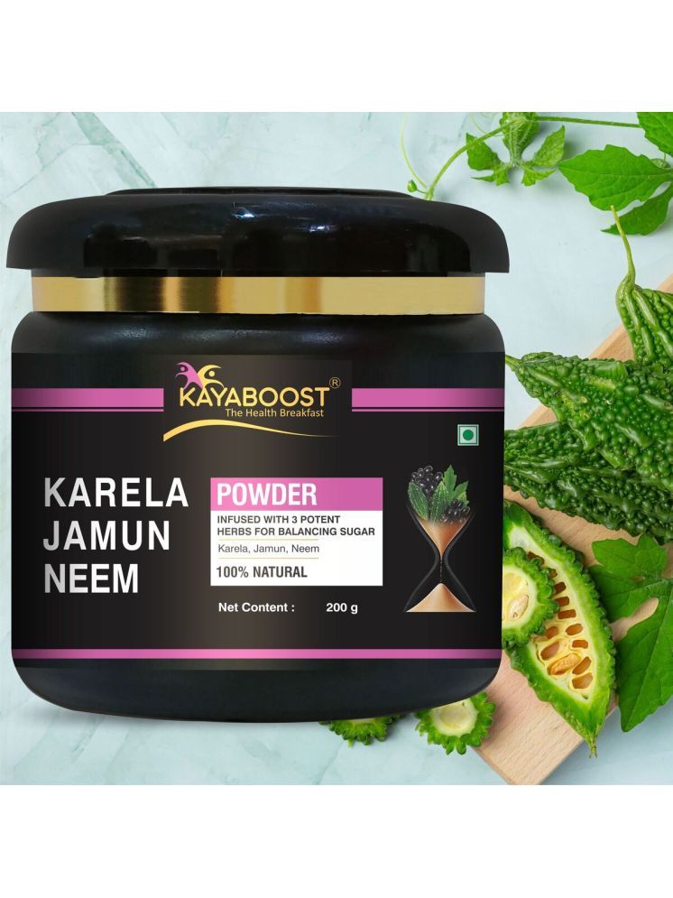     			KAYABOOST Neem Karela Jamun Powder for Blood Sugar Powder 200 gm