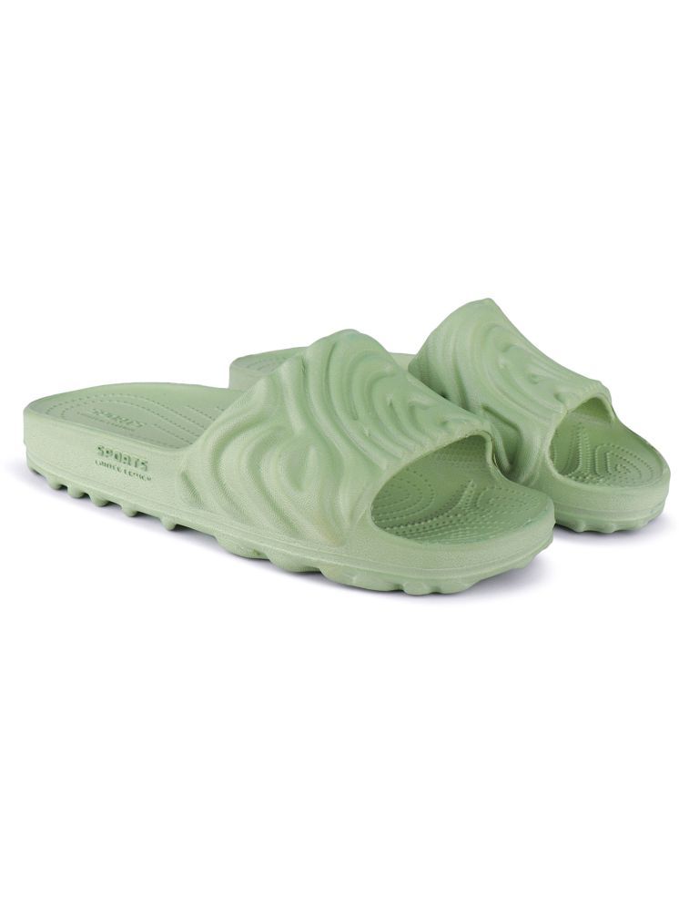     			Bersache Green Men's Slide Flip Flop