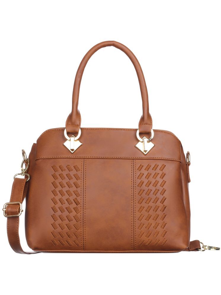     			Fostelo Tan Faux Leather Sling Bag