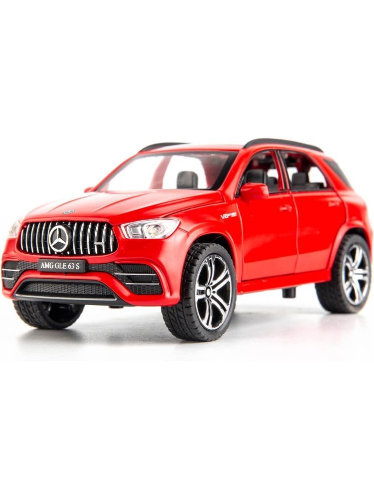     			PANSHUB 1:32 Scale Benz AMG GLE63S Alloy Diecast Collectible Pull Back Car Model with Light and Sound Toy Vehicles for Kids