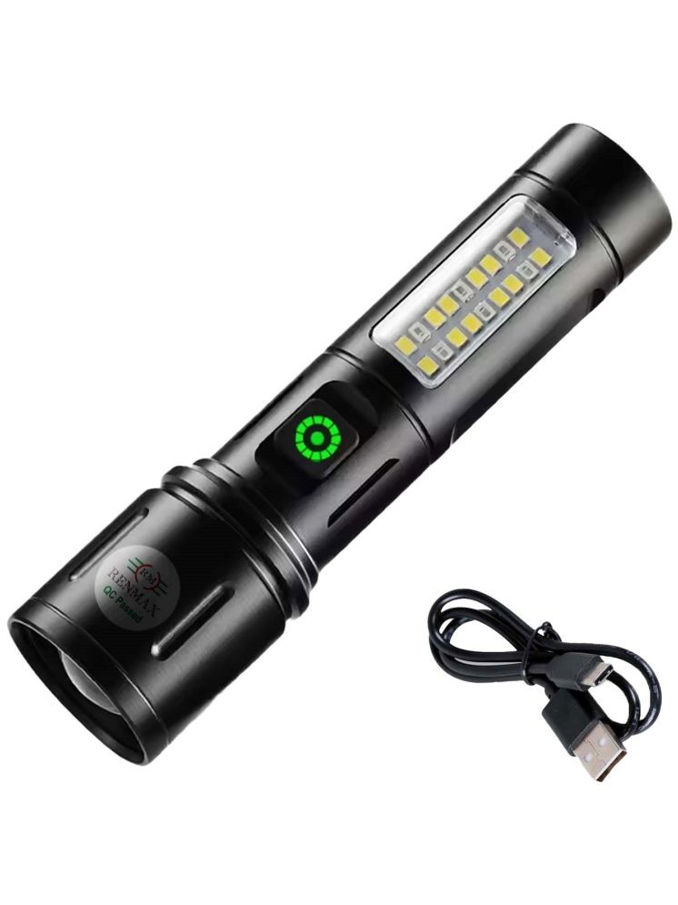     			RENMAX - 30W Rechargeable Flashlight Torch ( Pack of 1 )