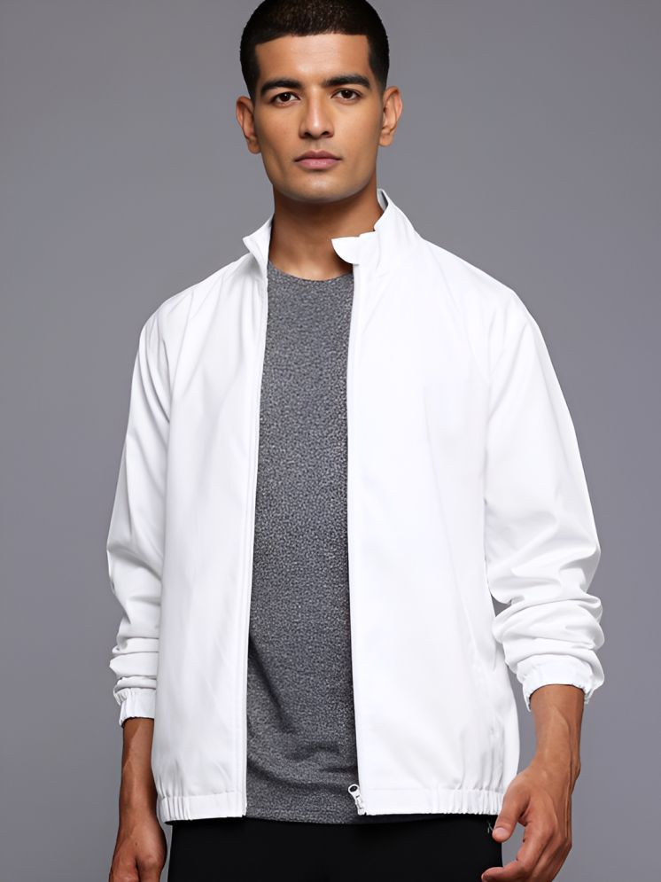     			curvy comfort Polyester Men's Casual Jacket - White ( Pack of 1 )