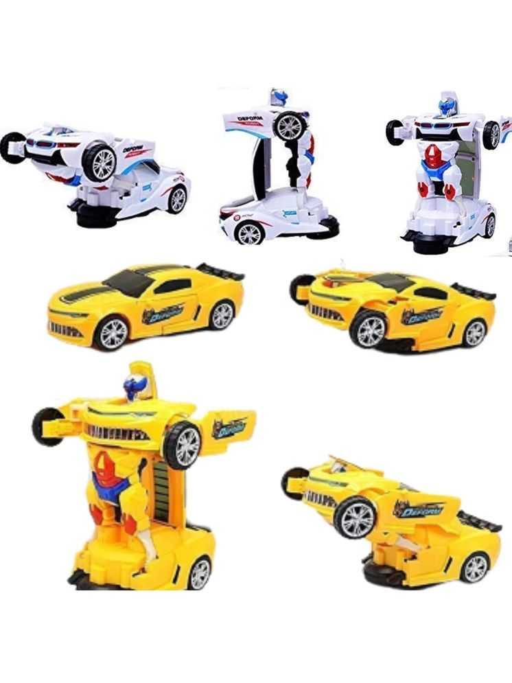     			Bluebell Deformation Dancing Robot Car with Light and Music All Direction Movement Dancing Robot Toys for Boys and Girls