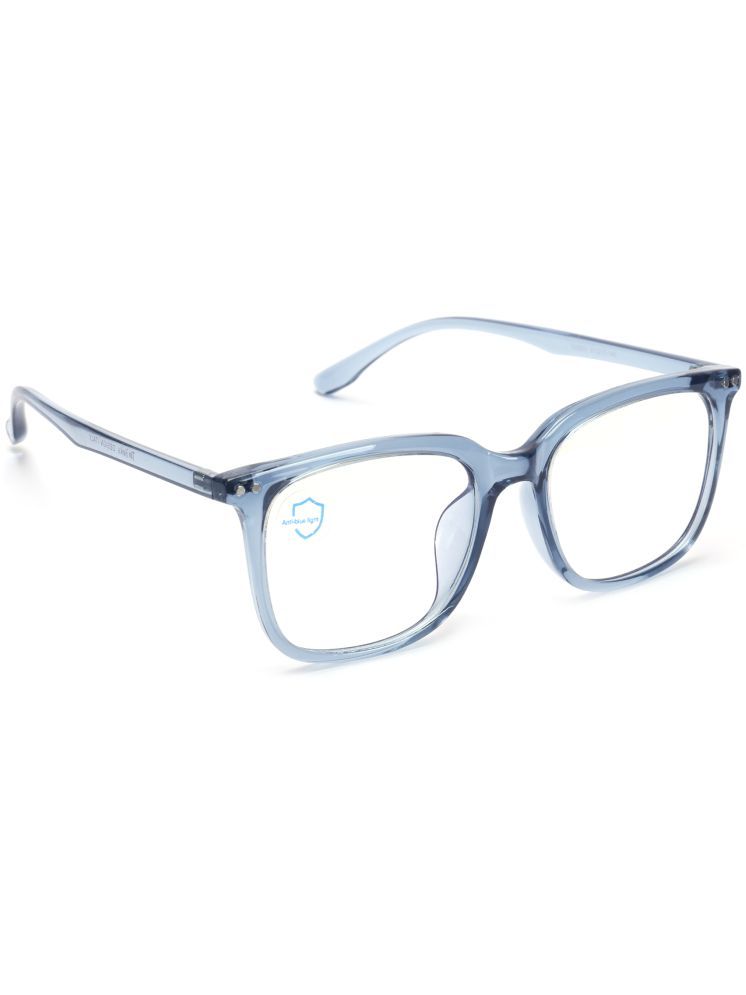     			Hexxa Blue Rectangular Eyeglass Frame ( Pack of 1 )