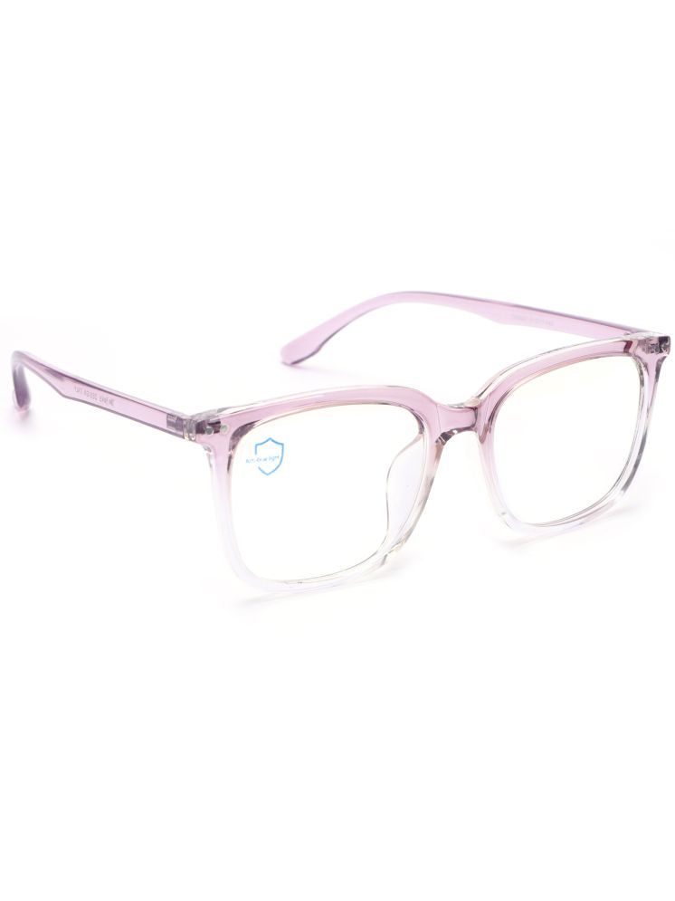     			Hexxa Purple Rectangular Eyeglass Frame ( Pack of 1 )