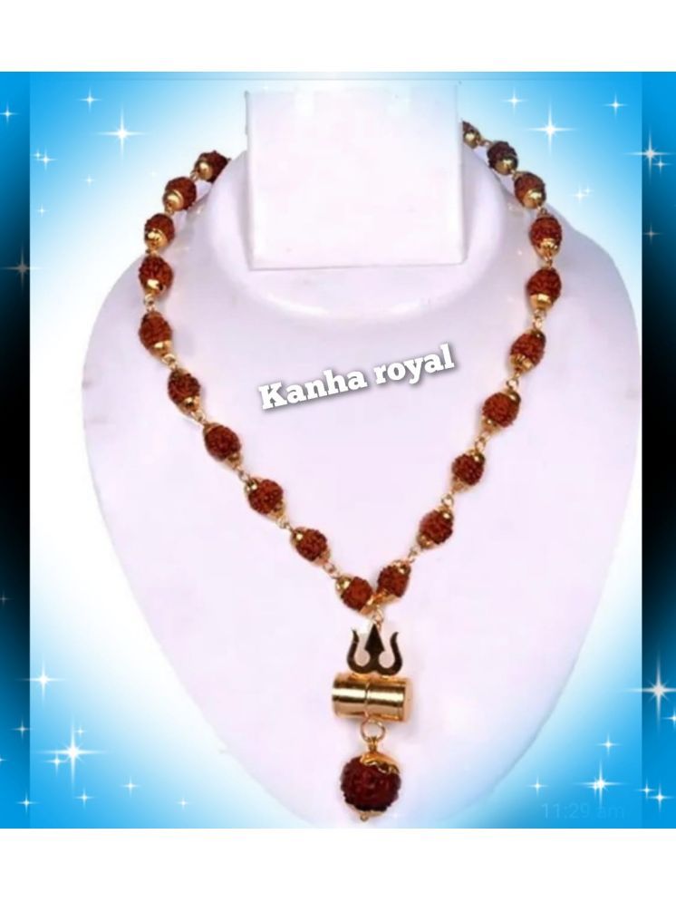     			KANHA ROYAL Gold Plated Brass Chain with Pendant ( Pack of 1 )