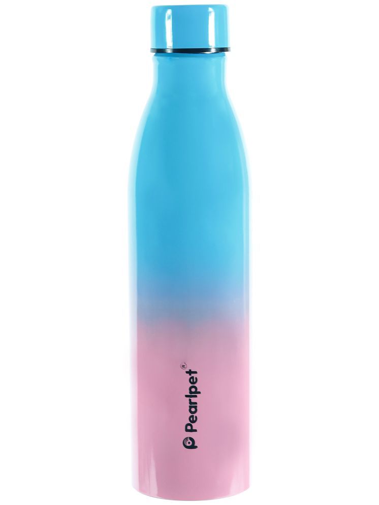     			PearlPet Swiss Bottle Pink Blue Stainless Steel Water Bottle 1000 mL ( Set of 1 )