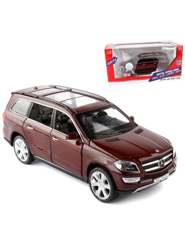     			Bluebell Alloy Metal 1:32 Mercedas Benz GL500 Diecast Metal Pullback Toy car with Openable Doors, Light Music Model Car for Boys Gifts Toys