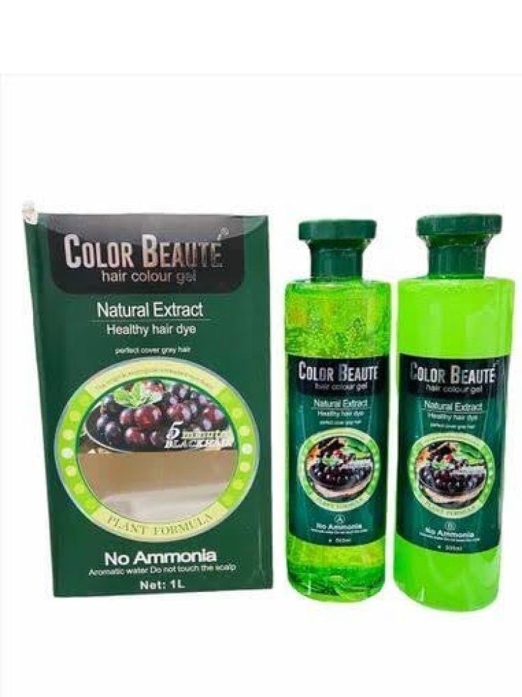     			Color Beaute Natural and Herbal Natural Temporary Hair Color 1000 mL Black