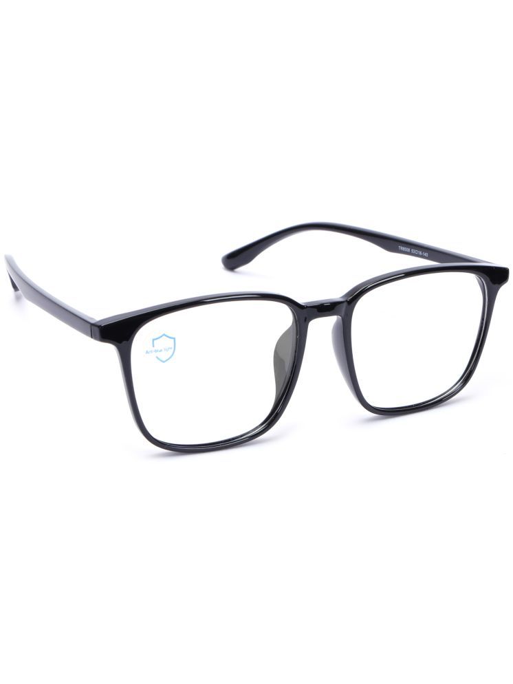     			Hexxa Black Rectangular Eyeglass Frame ( Pack of 1 )