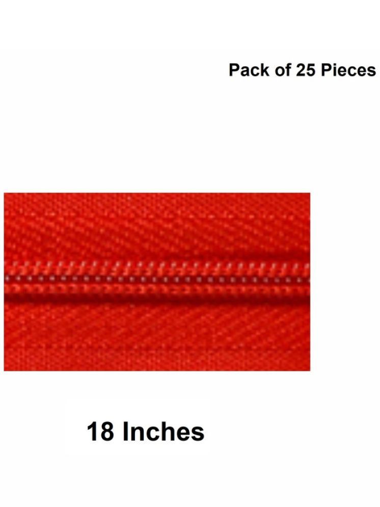     			Jyoti Zipper - Concealed Size 3 - Color 29 (25 Zips of 18 Inches) Open-Ended, Ideal for Tailoring, Crafts, Fashion, Dressmaking | Zips Used in Stitching, Sewing, Pants, Bags - Pack of 25 Pieces