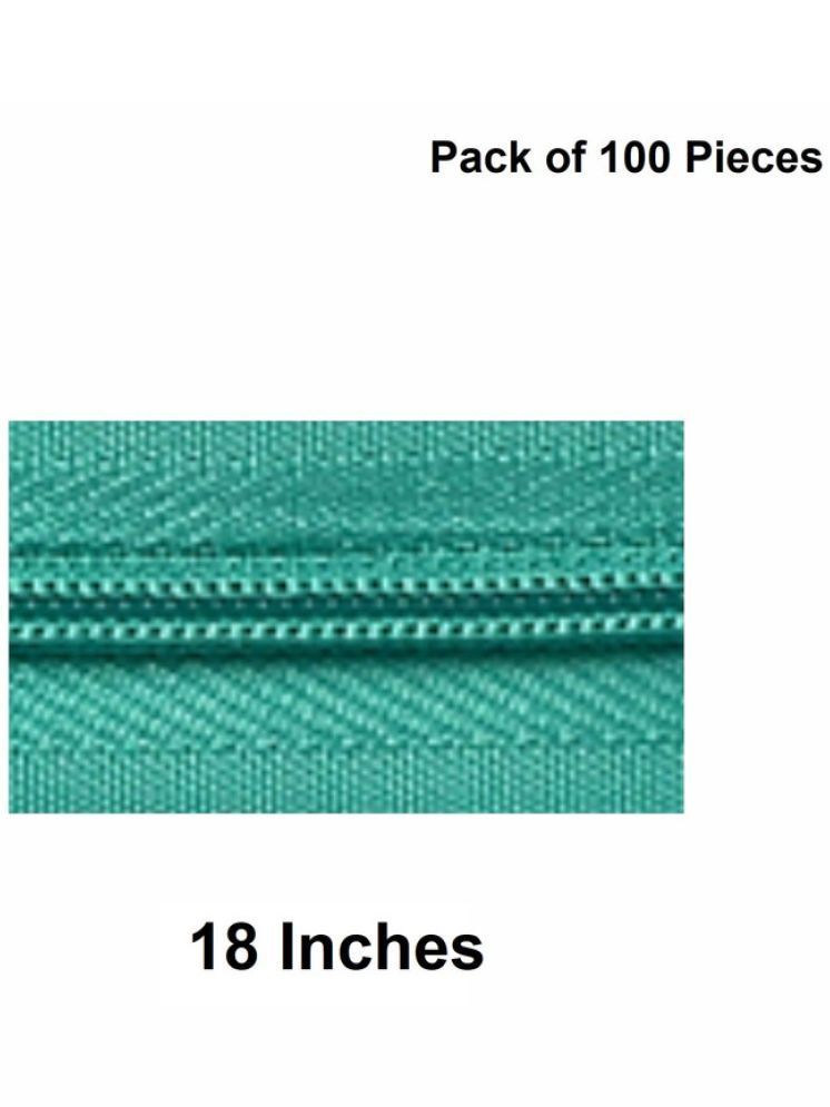     			Jyoti Zipper - Concealed Size 3 - Color 17 (100 Zips of 18 Inches) Open-Ended, Ideal for Tailoring, Crafts, Fashion, Dressmaking | Zips Used in Stitching, Sewing, Pants, Bags - Pack of 100 Pieces