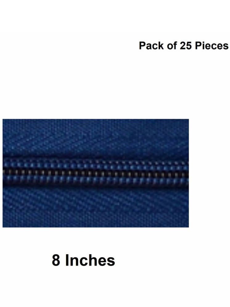     			Jyoti Zipper - Concealed Size 3 - Color 34 (25 Zips of 8 Inches) Open-Ended, Ideal for Tailoring, Crafts, Fashion, Dressmaking | Zips Used in Stitching, Sewing, Pants, Bags - Pack of 25 Pieces