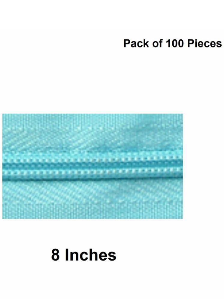     			Jyoti Zipper - Concealed Size 3 - Color 14 (100 Zips of 8 Inches) Open-Ended, Ideal for Tailoring, Crafts, Fashion, Dressmaking | Zips Used in Stitching, Sewing, Pants, Bags - Pack of 100 Pieces