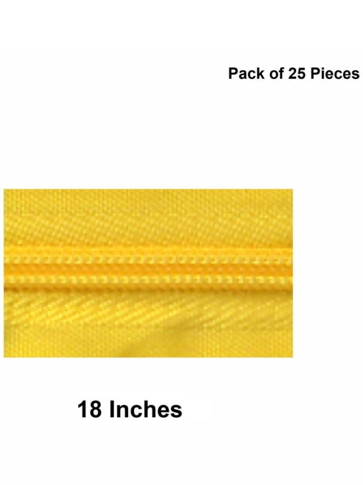     			Jyoti Zipper - Concealed Size 3 - Color 21 (25 Zips of 18 Inches) Open-Ended, Ideal for Tailoring, Crafts, Fashion, Dressmaking | Zips Used in Stitching, Sewing, Pants, Bags - Pack of 25 Pieces