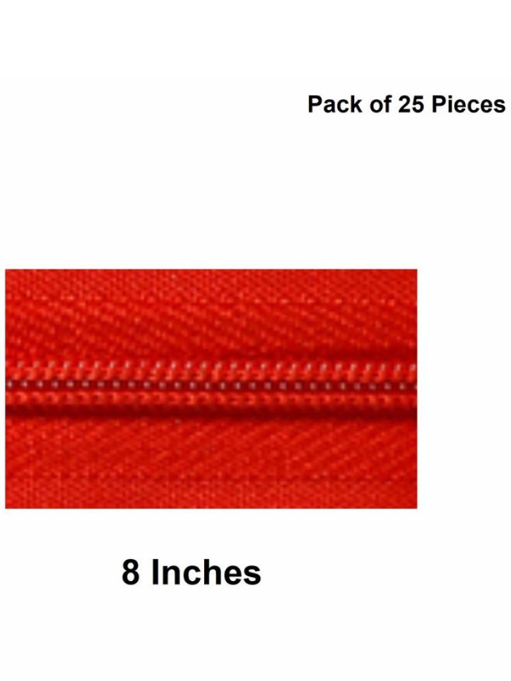     			Jyoti Zipper - Concealed Size 3 - Color 29 (25 Zips of 8 Inches) Open-Ended, Ideal for Tailoring, Crafts, Fashion, Dressmaking | Zips Used in Stitching, Sewing, Pants, Bags - Pack of 25 Pieces