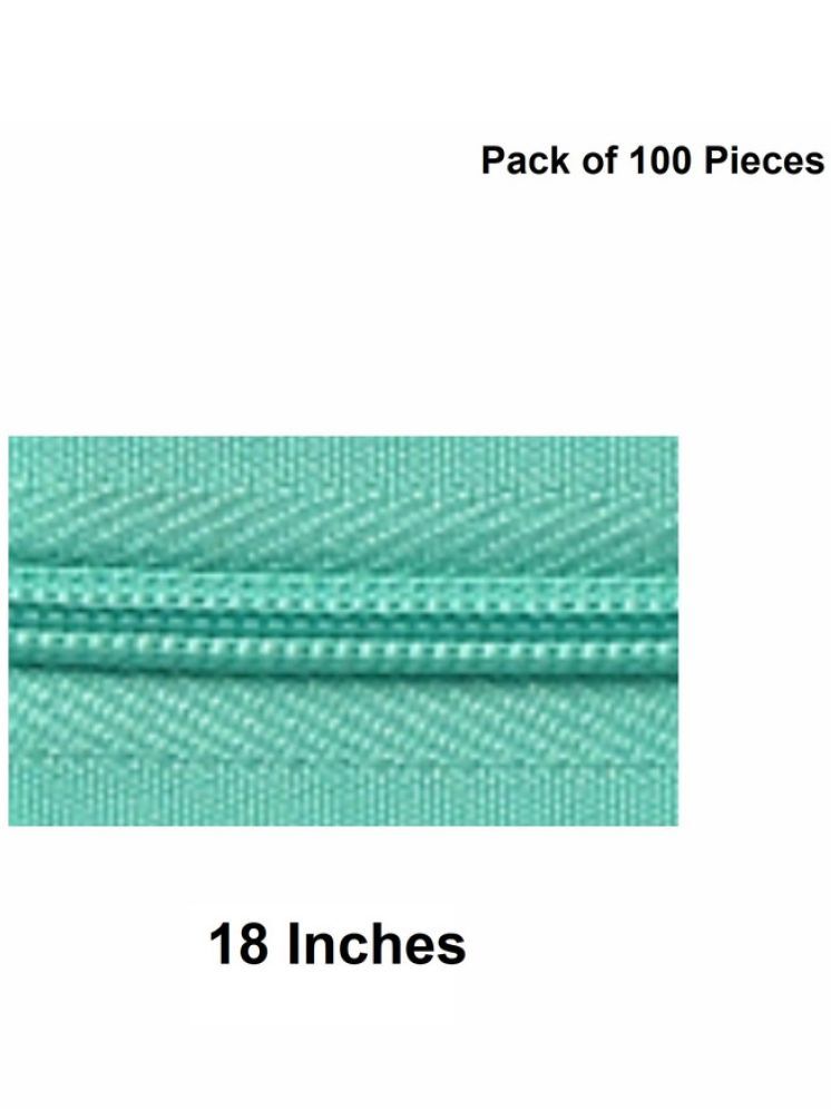     			Jyoti Zipper - Concealed Size 3 - Color 16 (100 Zips of 18 Inches) Open-Ended, Ideal for Tailoring, Crafts, Fashion, Dressmaking | Zips Used in Stitching, Sewing, Pants, Bags - Pack of 100 Pieces