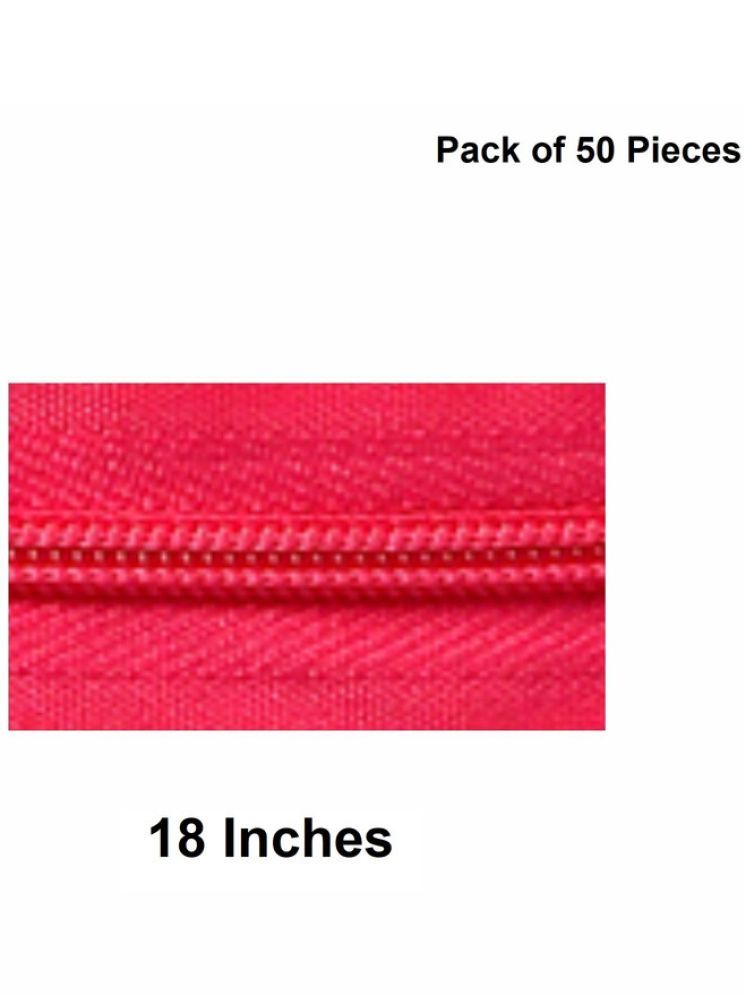     			Jyoti Zipper - Concealed Size 3 - Color 26 (50 Zips of 18 Inches) Open-Ended, Ideal for Tailoring, Crafts, Fashion, Dressmaking | Zips Used in Stitching, Sewing, Pants, Bags - Pack of 50 Pieces