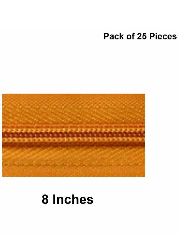     			Jyoti Zipper - Concealed Size 3 - Color 27 (25 Zips of 8 Inches) Open-Ended, Ideal for Tailoring, Crafts, Fashion, Dressmaking | Zips Used in Stitching, Sewing, Pants, Bags - Pack of 25 Pieces