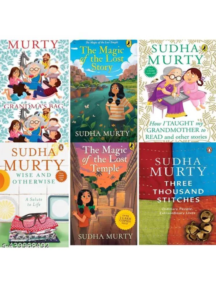     			Sudha Murty (Wise and Otherwise: +The Magic of the Lost Temple+Three Thousand Stitches+Grandma's Bag of Stories++The Magic of the Lost Story)