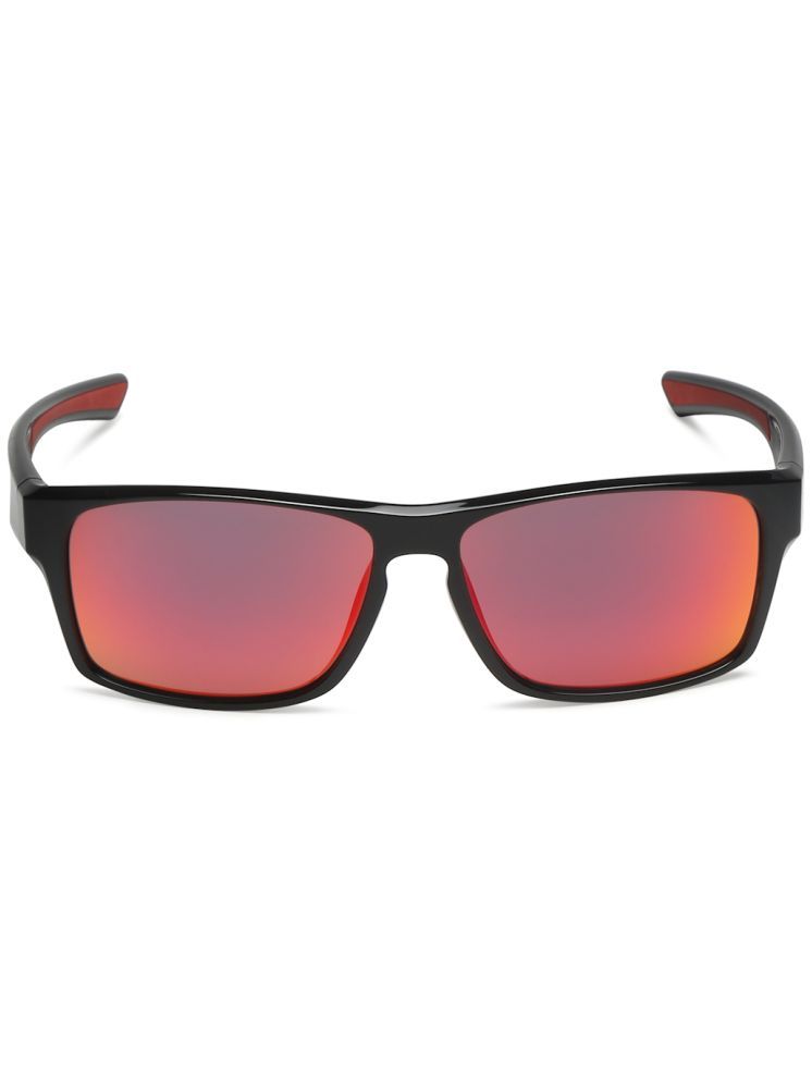     			Sunnies Black Rectangular Sunglasses ( Pack of 1 )