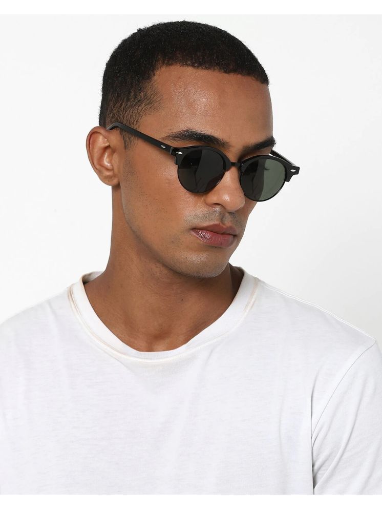     			Sunnies Black Round Sunglasses ( Pack of 1 )