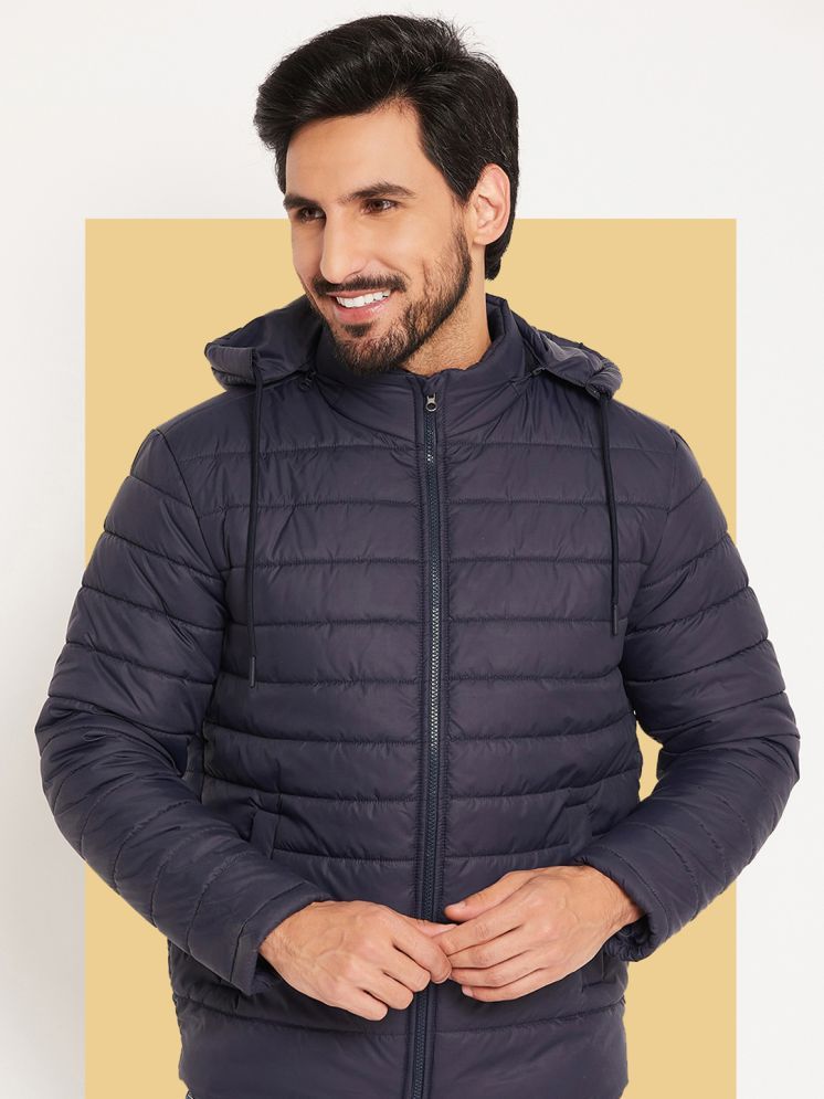     			VERO AMORE Polyester Men's Quilted & Bomber Jacket - Navy ( Pack of 1 )