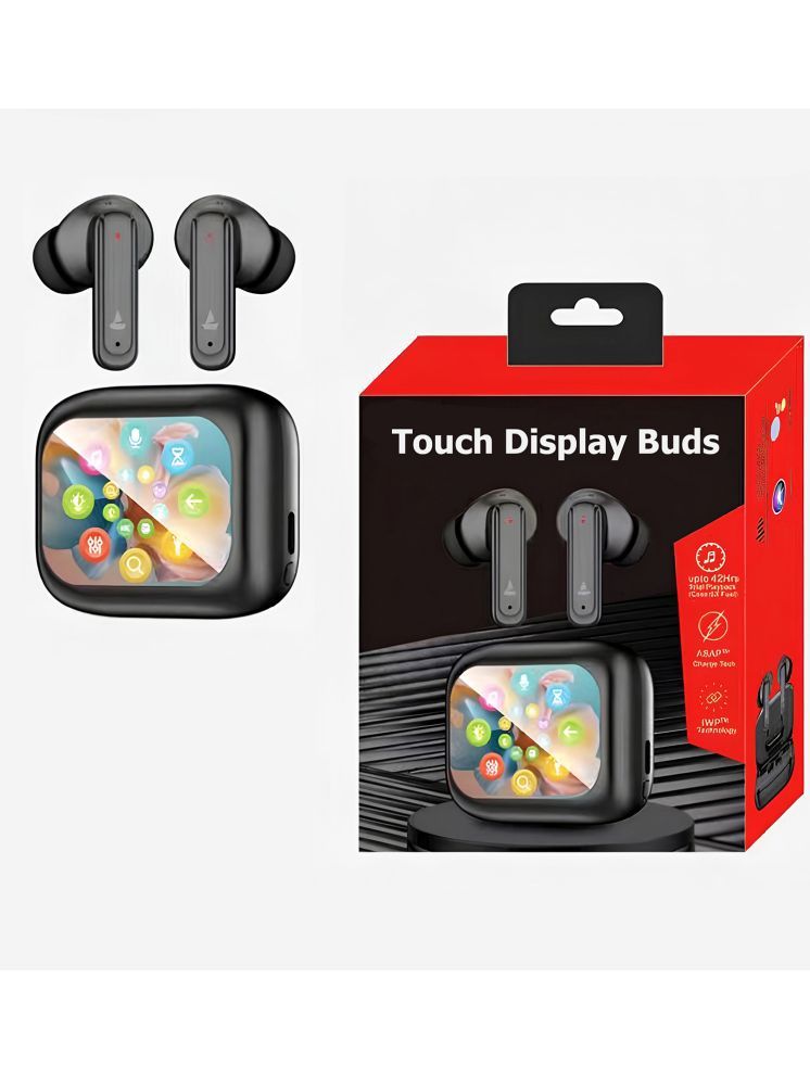     			Vertical9 Wireless TouchScreen Bluetooth True Wireless (TWS) In Ear 6 Hours Playback Active Noise cancellation IPX4(Splash & Sweat Proof) Black