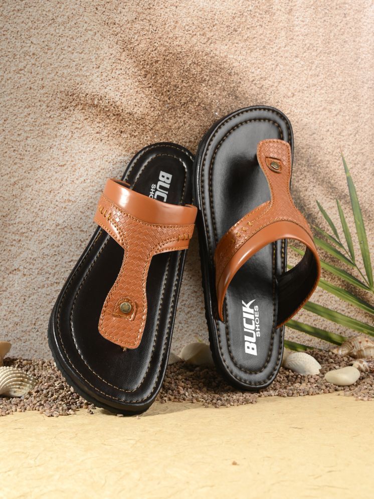     			Bucik - Tan Men's Sandals