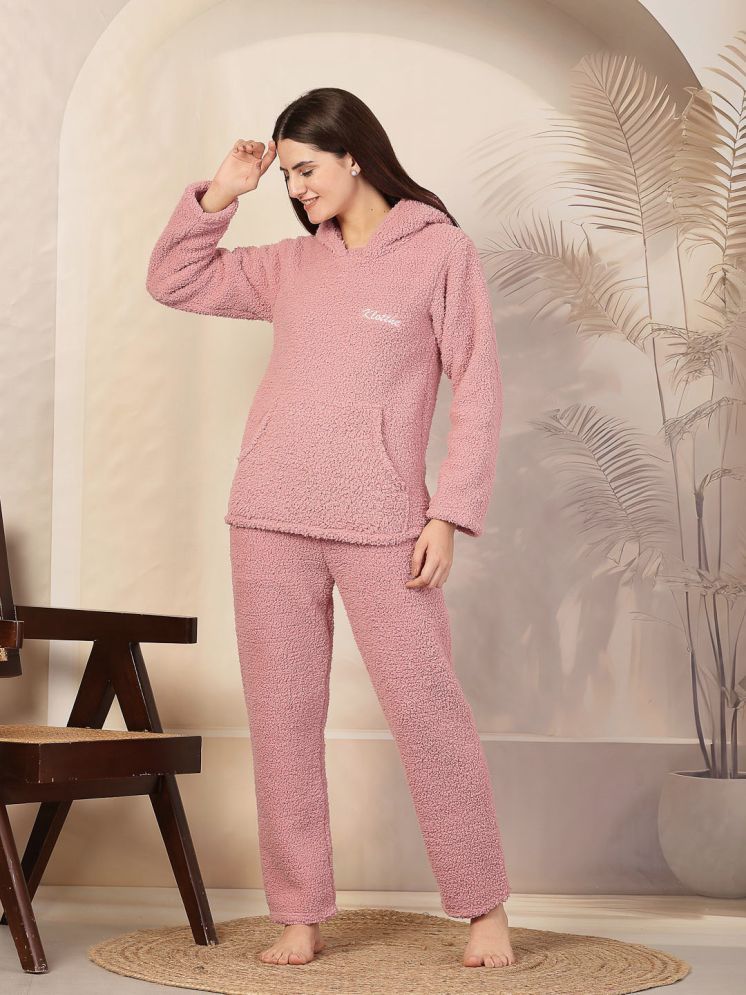     			Klotthe Rust Woollen Women's Nightwear Nightsuit Sets ( Pack of 1 )