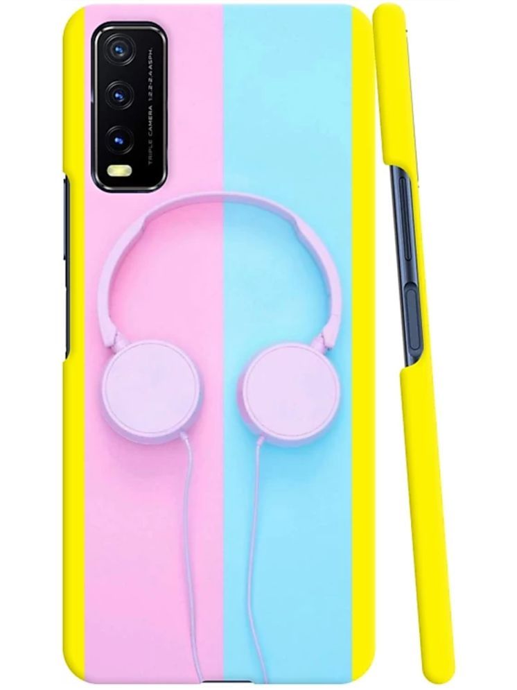     			T4U THINGS4U Multicolor Printed Back Cover Polycarbonate Compatible For Vivo Y20 ( Pack of 1 )