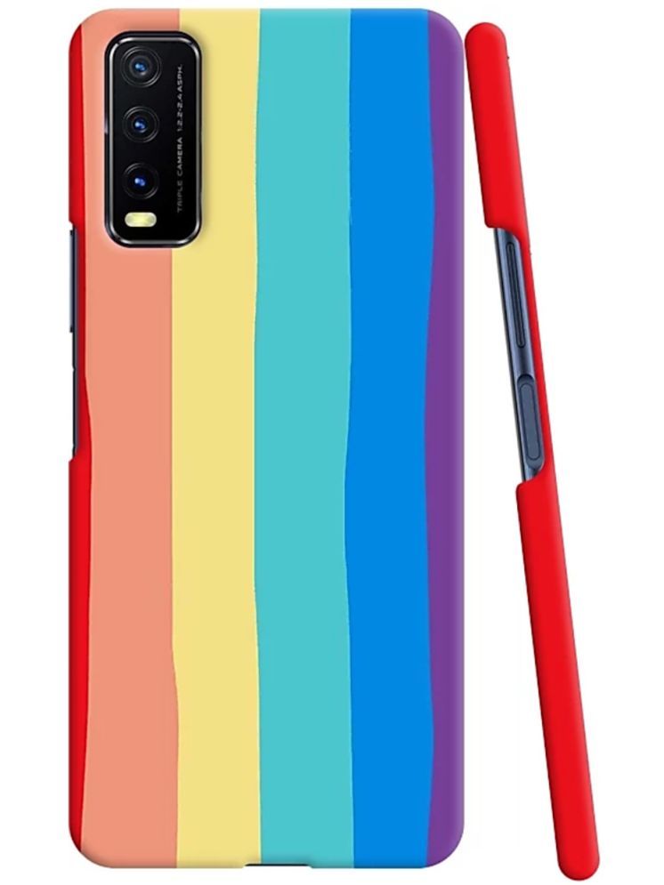     			T4U THINGS4U Multicolor Printed Back Cover Polycarbonate Compatible For Vivo Y20 ( Pack of 1 )