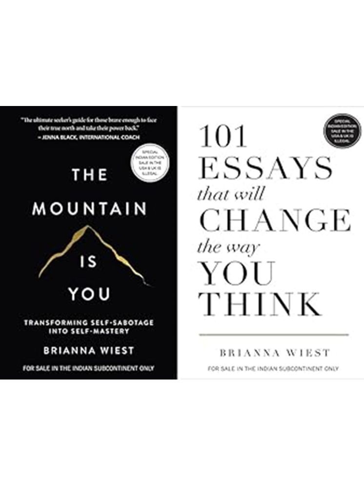     			The Mountain Is You , 101 Essays By Brianna Wiest