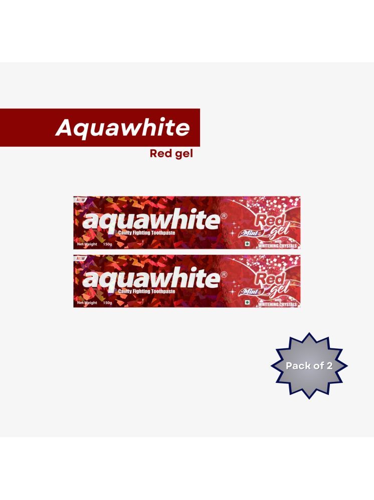     			aquawhite Whitening Toothpaste Gel Pack of 2