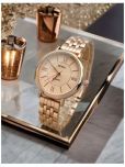 EEWHI Rose Gold Metal Analog Womens Watch