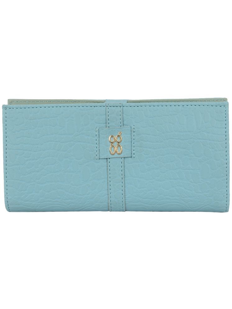     			Baggit PU Blue Women's Bi Fold Wallet ( Pack of 1 )