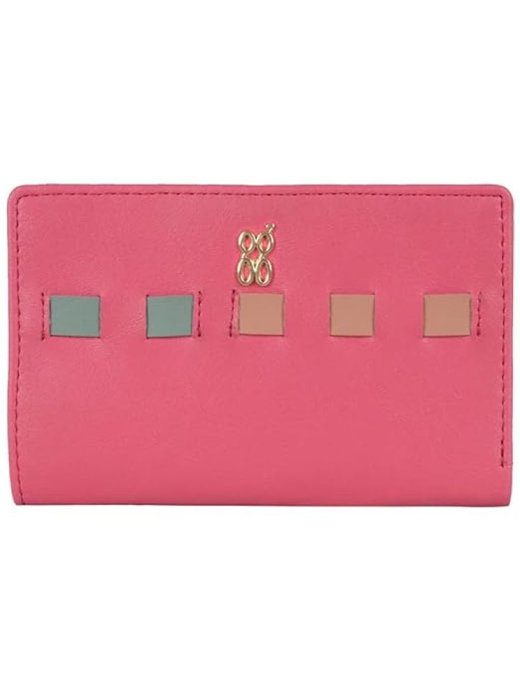     			Baggit PU Pink Women's Bi Fold Wallet ( Pack of 1 )