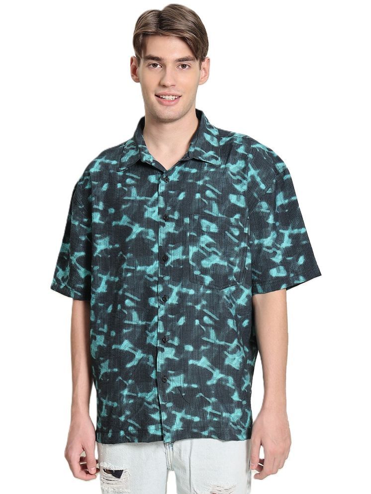     			Bene Kleed Rayon Regular Fit Printed Half Sleeves Men's Casual Shirt - Multi ( Pack of 1 )